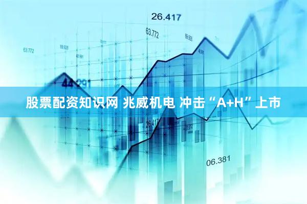 股票配资知识网 兆威机电 冲击“A+H”上市